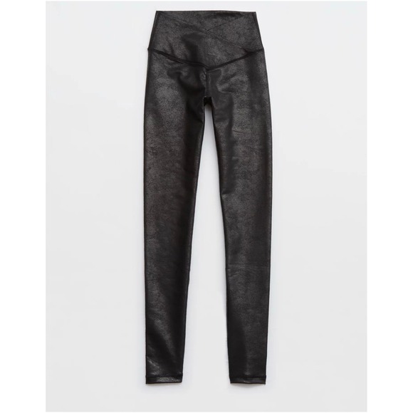 OFFLINE By Aerie Hugger Crackle black Crossover Legging women's medium - Picture 8 of 12